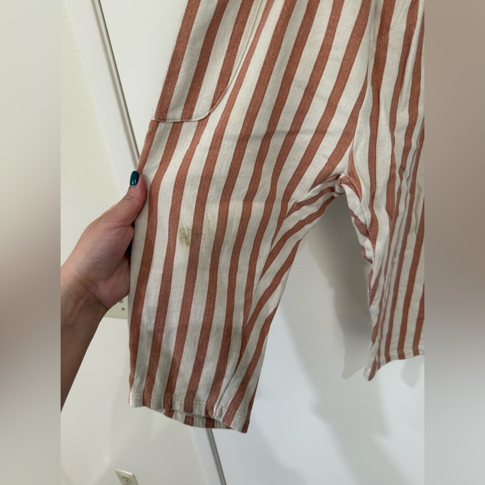 Zara HTF Striped Brown/Cream Pants (#1) 3-4 Years *VERY PLAY* - Picture 8 of 14